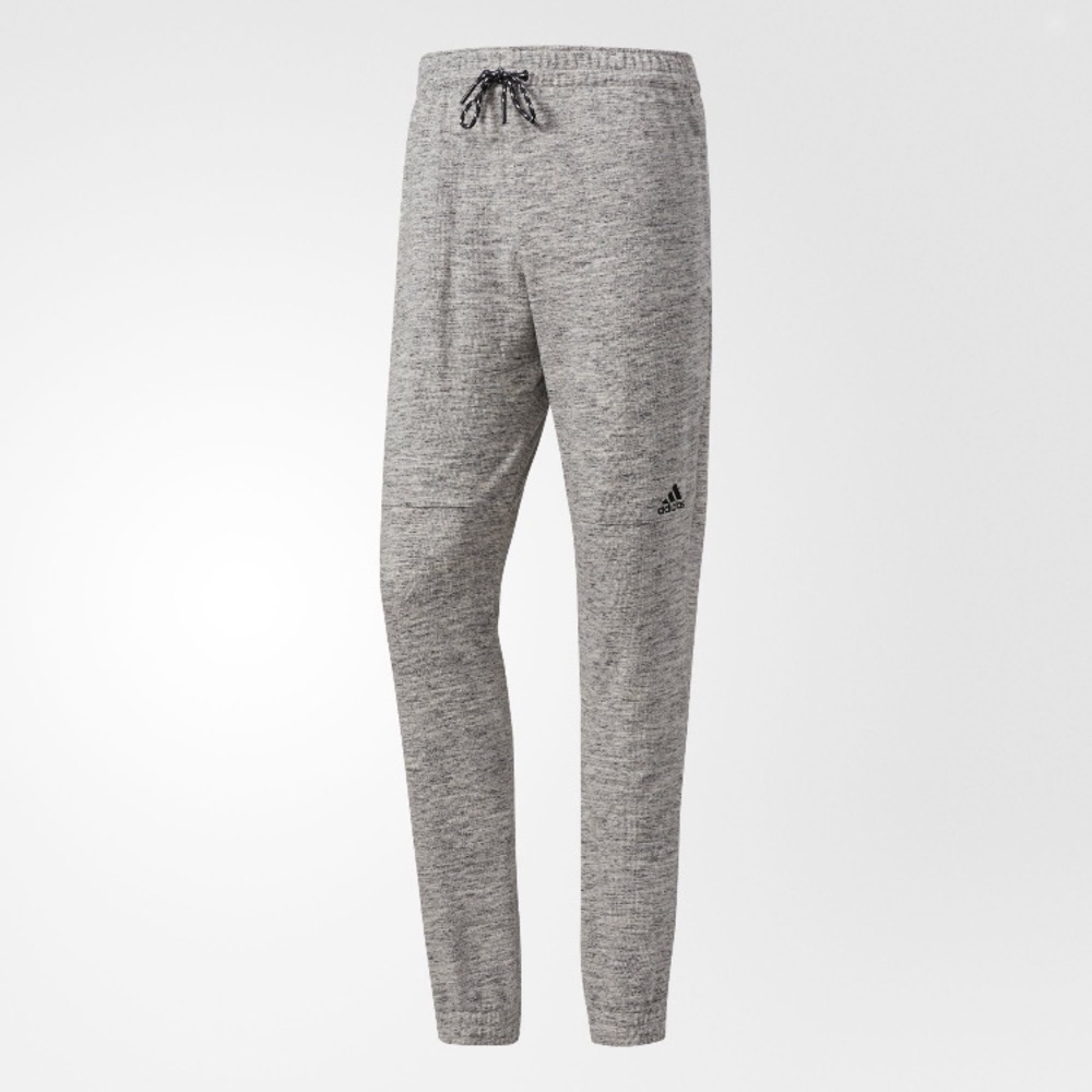 NEW S Small Adidas Heathered Piqué Pants Sweatpant